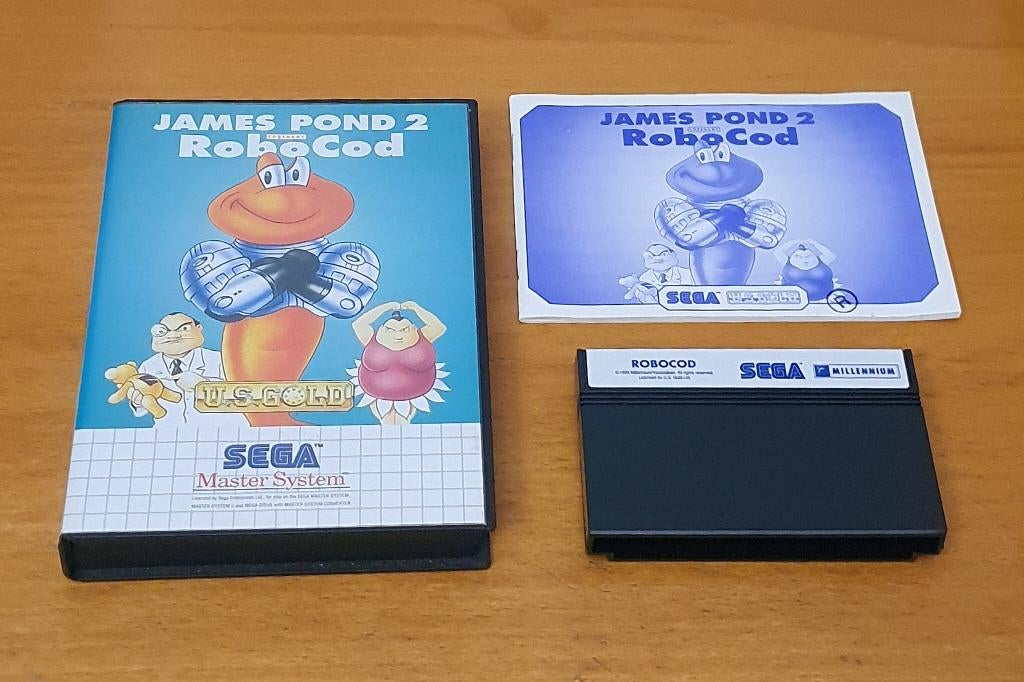 James Pond 2 Codename Robocod Sega Master System, Avontuur en Actie, Gebruikt, 1 speler, Ophalen of Verzenden