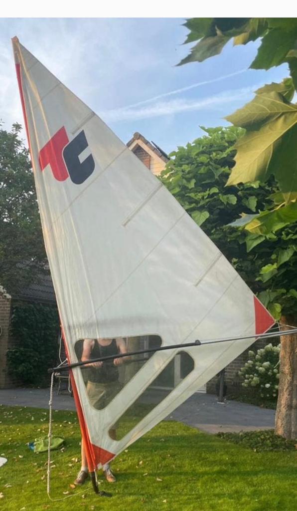 Ten Cate surfplank incl zeil, Ophalen of Verzenden, Gebruikt, Minder dan 15 m²