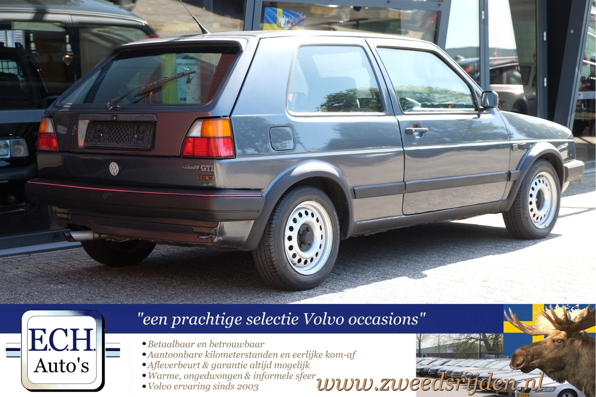 Volkswagen Golf 1.8-16V GTI Airco, elektr. ramen, met histor, Voorwielaandrijving, Zwart, Volkswagen, Handgeschakeld