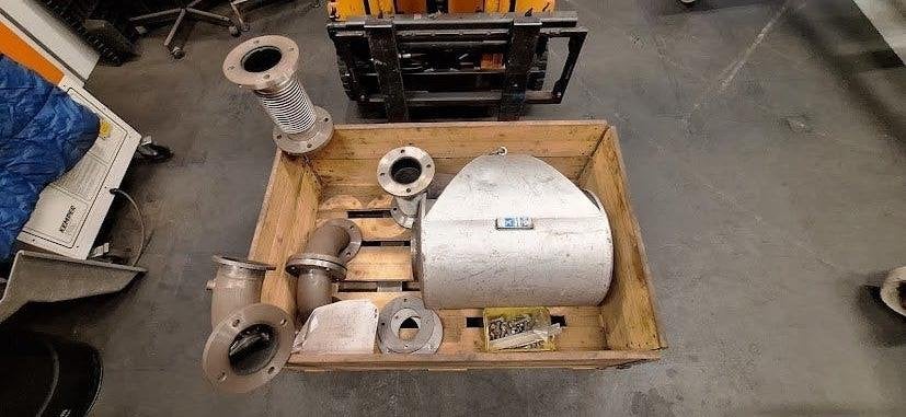 GM/Detroit diesel uitlaat, Ophalen, Gebruikt