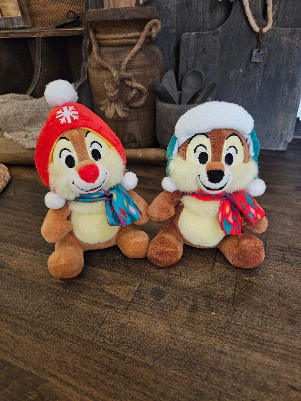 Disneystore Chip en Dale kerstknuffels, Ophalen of Verzenden, Zo goed als nieuw, Overige typen
