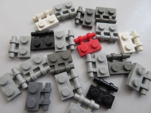 nr. 8137a Plaatjes 1x2 met handvat 2540, Ophalen of Verzenden, Zo goed als nieuw, Complete set, Lego