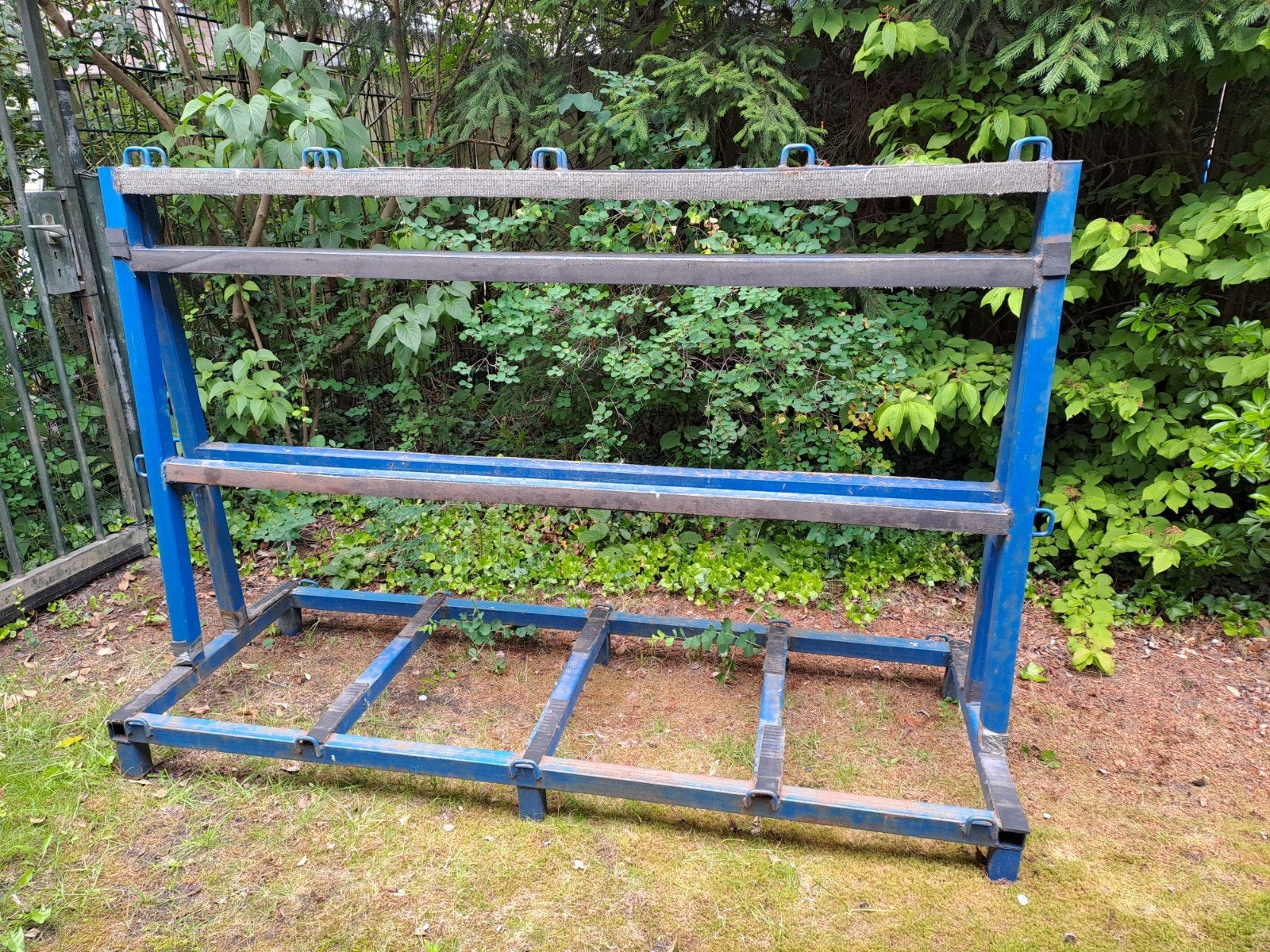 Glasbok met beschermingsstrips, lxbxh: 200 x 75 x 135 cm, Ophalen, Gebruikt