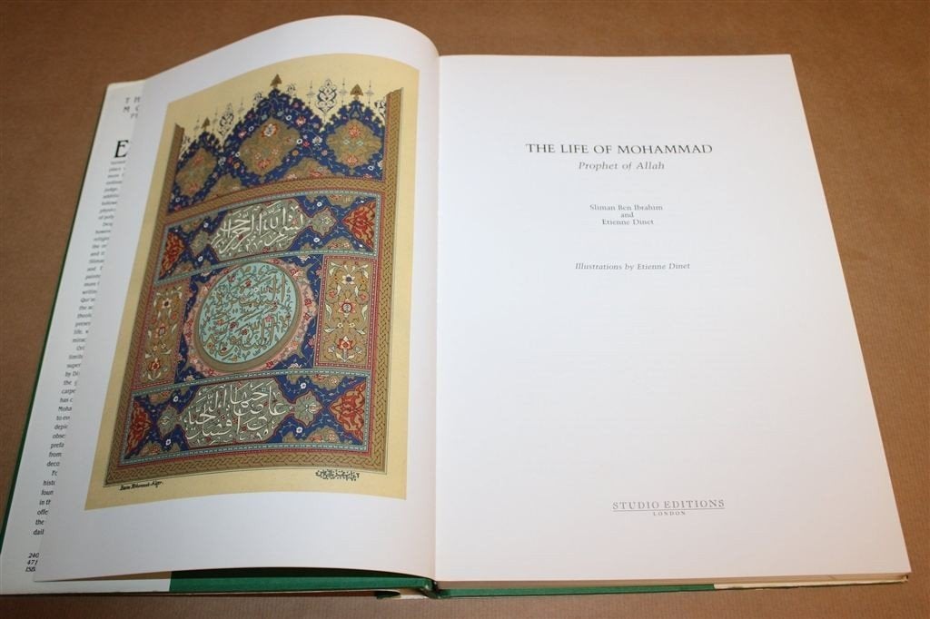 The Life of Mohammad — Biografie Profeet, Dinet Illustraties, Ophalen of Verzenden, Gelezen