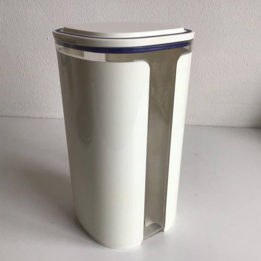 Tupperware Skyline 2.4 L wit voorraadbus trommel, Ophalen of Verzenden, Wit, Bus of Trommel