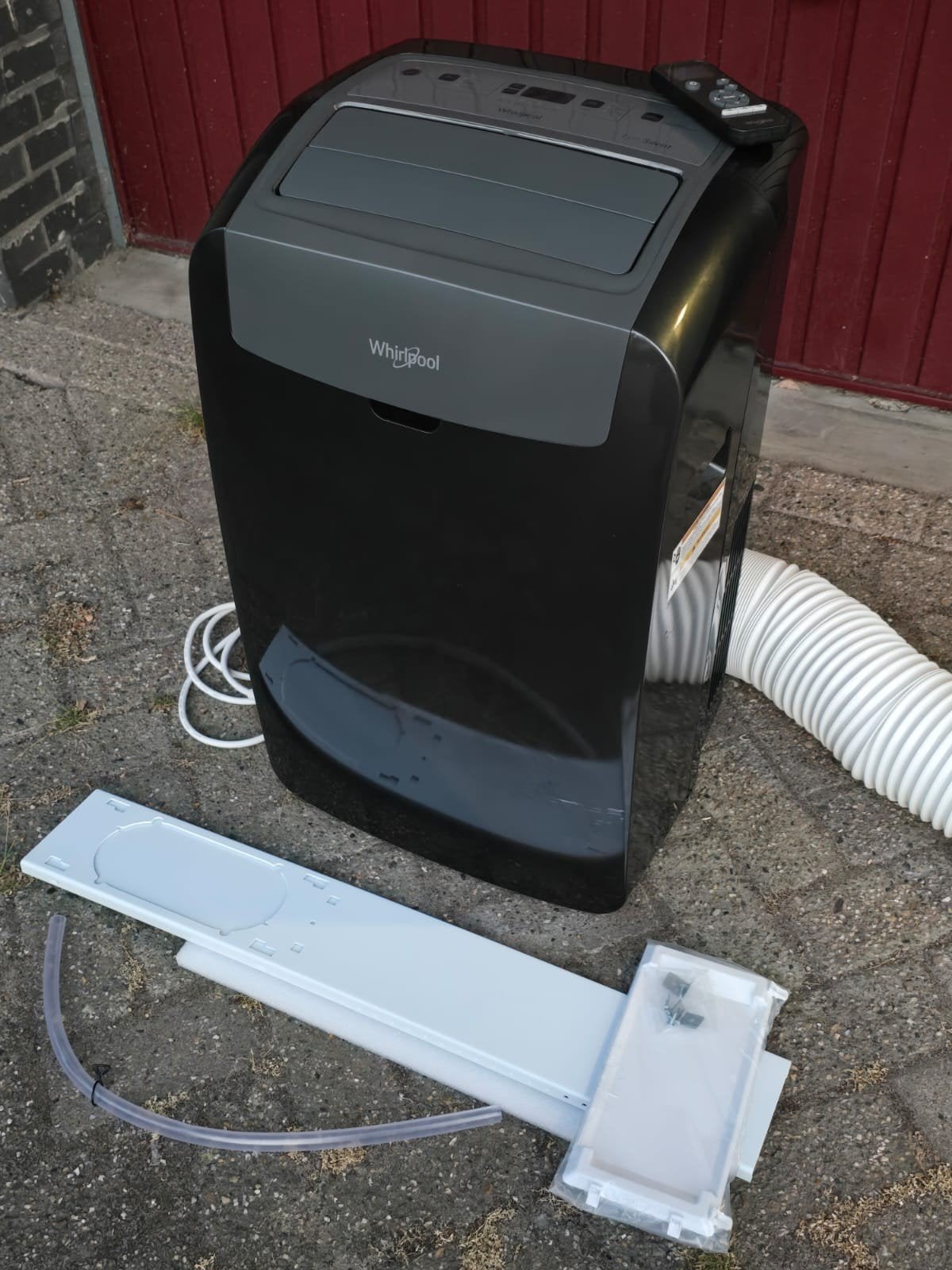 Whirlpool Mobiele Airco 12.000BTU - Koelen en Verwarmen, Ophalen, 3 snelheden of meer, 100 m³ of groter, Afstandsbediening