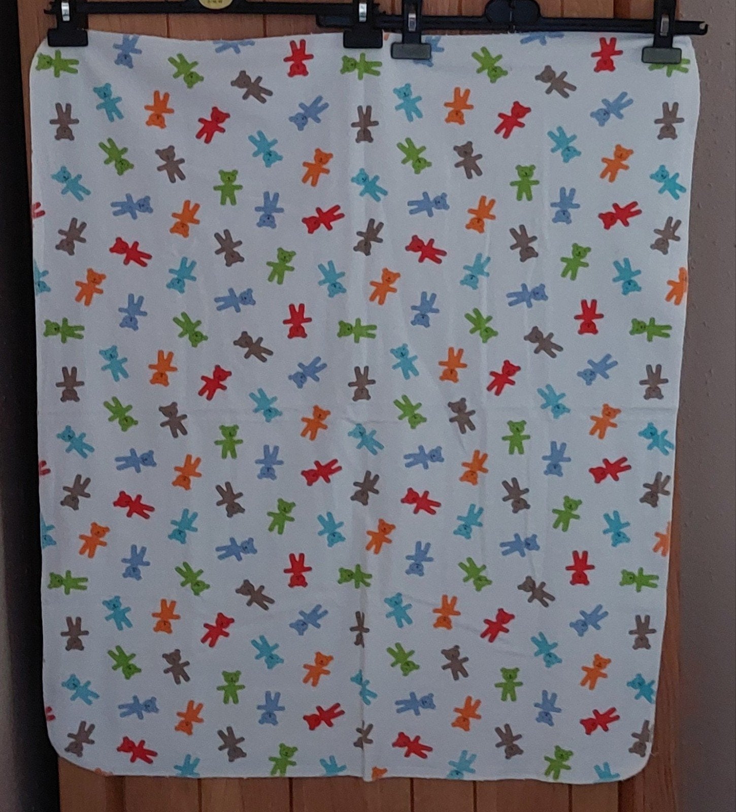 Deken met vrolijke beertjesprint, 70x80 cm, Ophalen, Wasbaar, 80 cm, Overige merken
