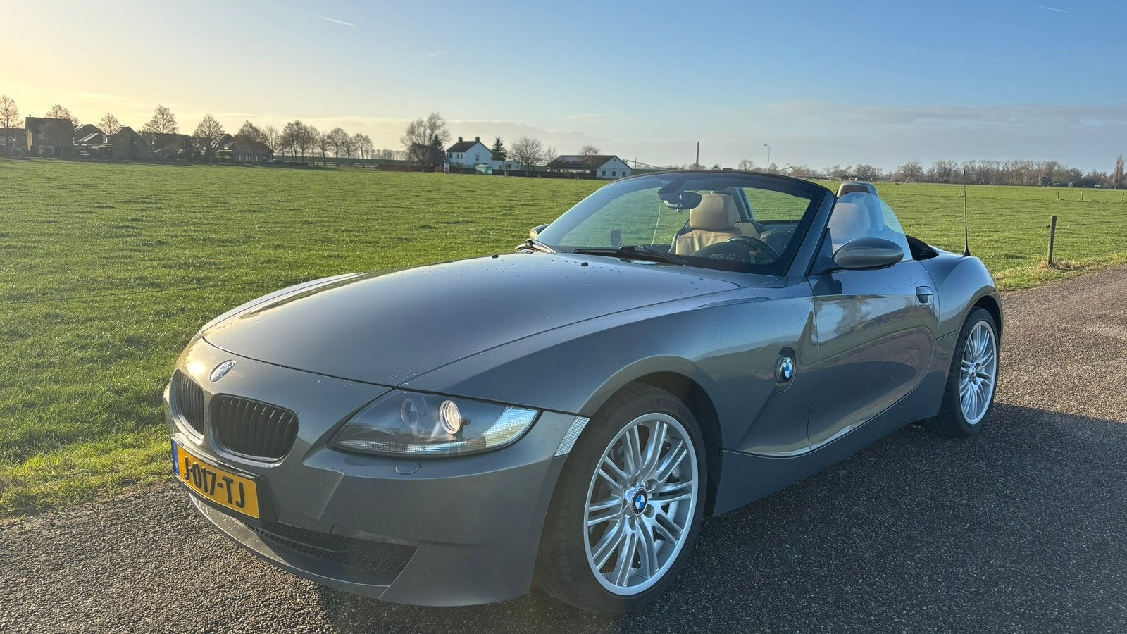 BMW Z4 2.0 I Roadster 2007 Stratusgrau individual zeer mooi, Auto's, BMW, 13 km/l, 1995 cc, 4 cilinders, Cabriolet