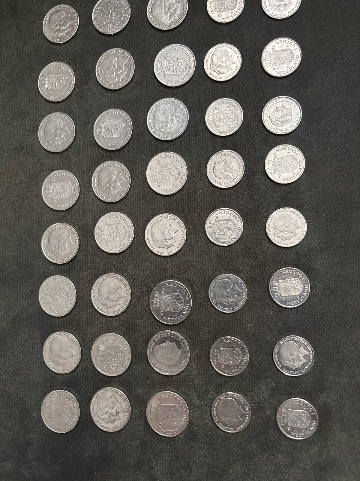 Rijksdaalders, Guldens  50 stuks, 1 gulden, Koningin Juliana, Setje, Zilver