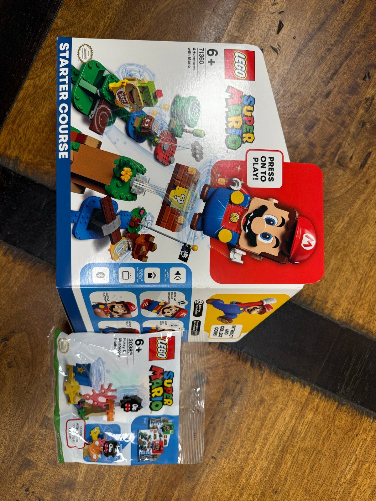 LEGO Super Mario Starterset + Uitbreiding 30389 - Nieuw in d, Overige thema's, Lego, Nieuw, Ophalen of Verzenden