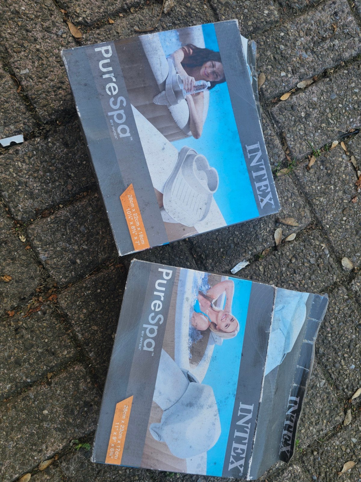 Intex PureSpa hoofdkussen en drankhouder, Ophalen of Verzenden, Gebruikt, Opblaasbaar