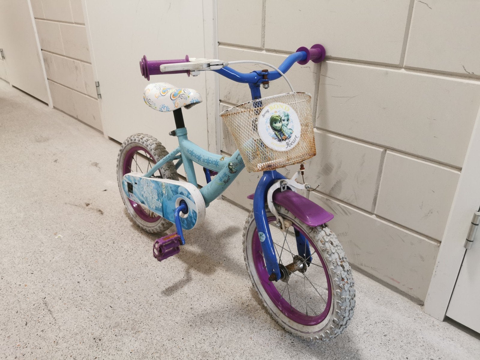 Kinderfiets 14 inch, Fietsen en Brommers, Ophalen, Zo goed als nieuw, Minder dan 16 inch, Zijwieltjes