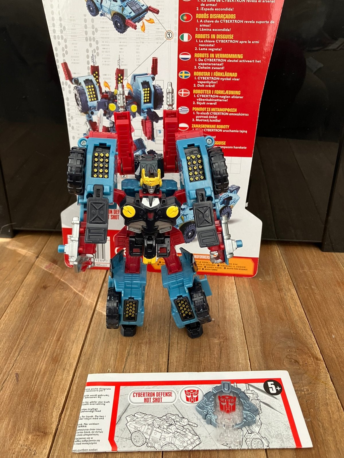 Transformers Cybertron Defense Hot Shot, Overige generaties, Ophalen of Verzenden, Zo goed als nieuw