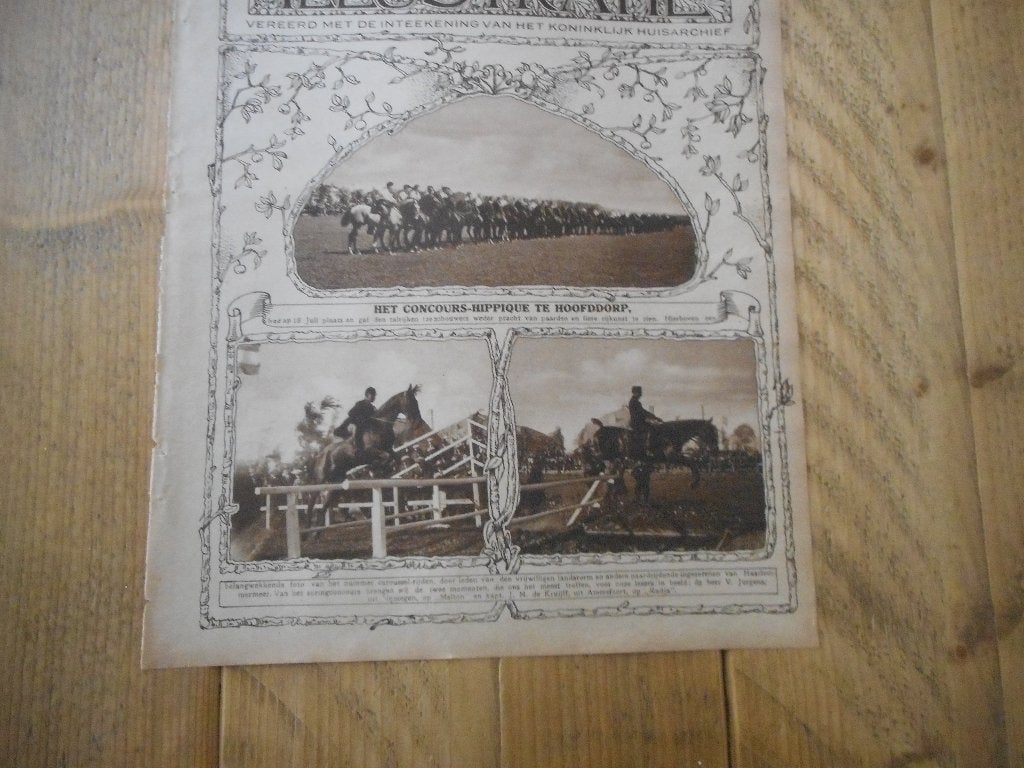 Hoofddorp. Concours-Hippique. 1923., Verzamelen, Ophalen of Verzenden, 1920 tot 1940, Nederland, Knipsel(s)
