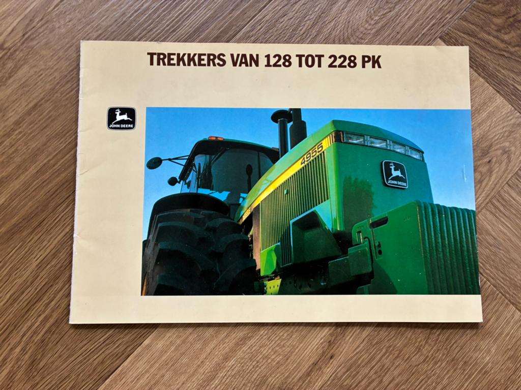 Folder van de john deere 55 serie USA, Ophalen of Verzenden, Zo goed als nieuw, Folder