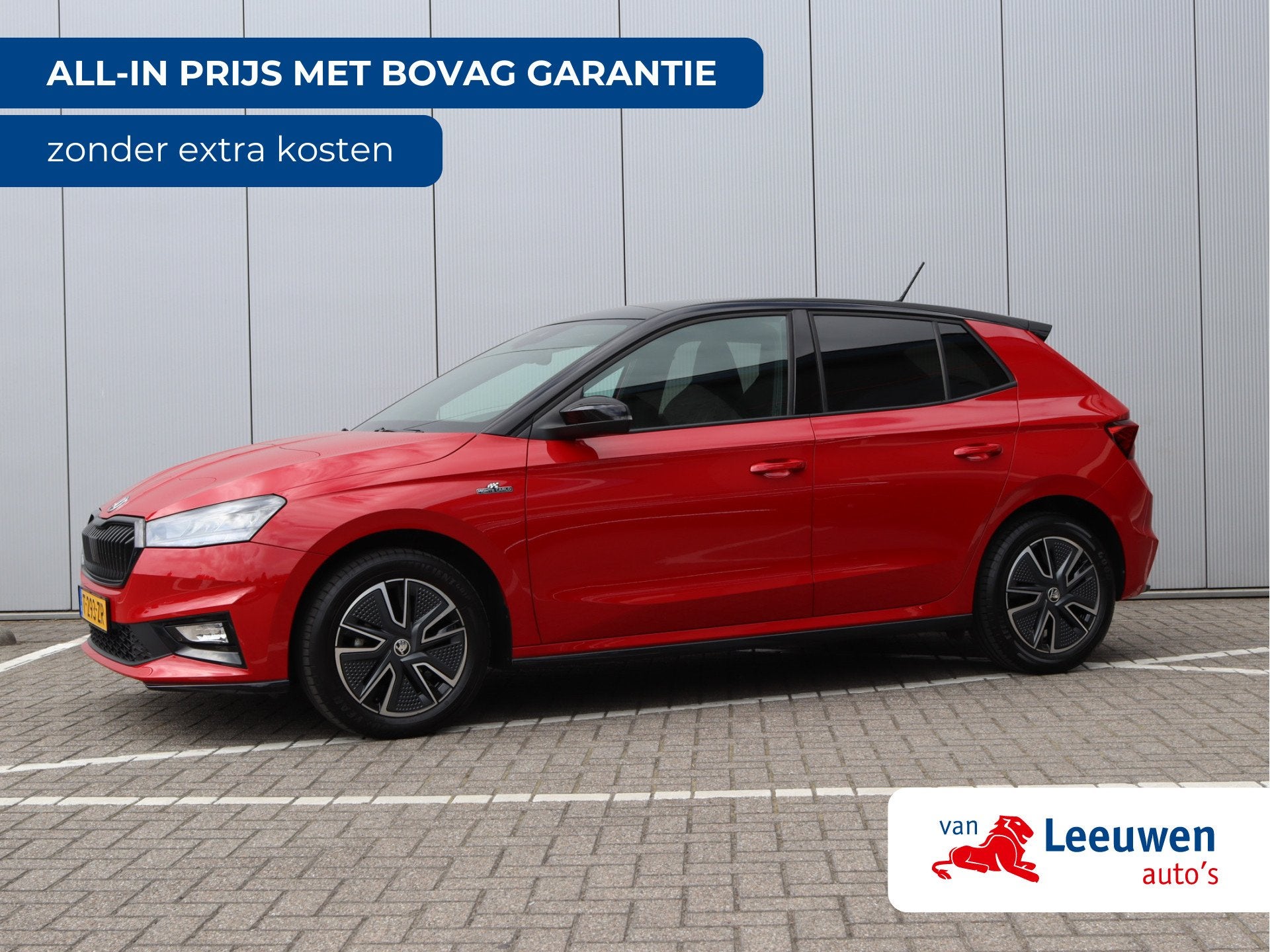 Skoda Fabia 1.0 TSI Monte Carlo | Camera | Getint glas | App, 12 maanden, Stof, 1051 kg, Bedrijf