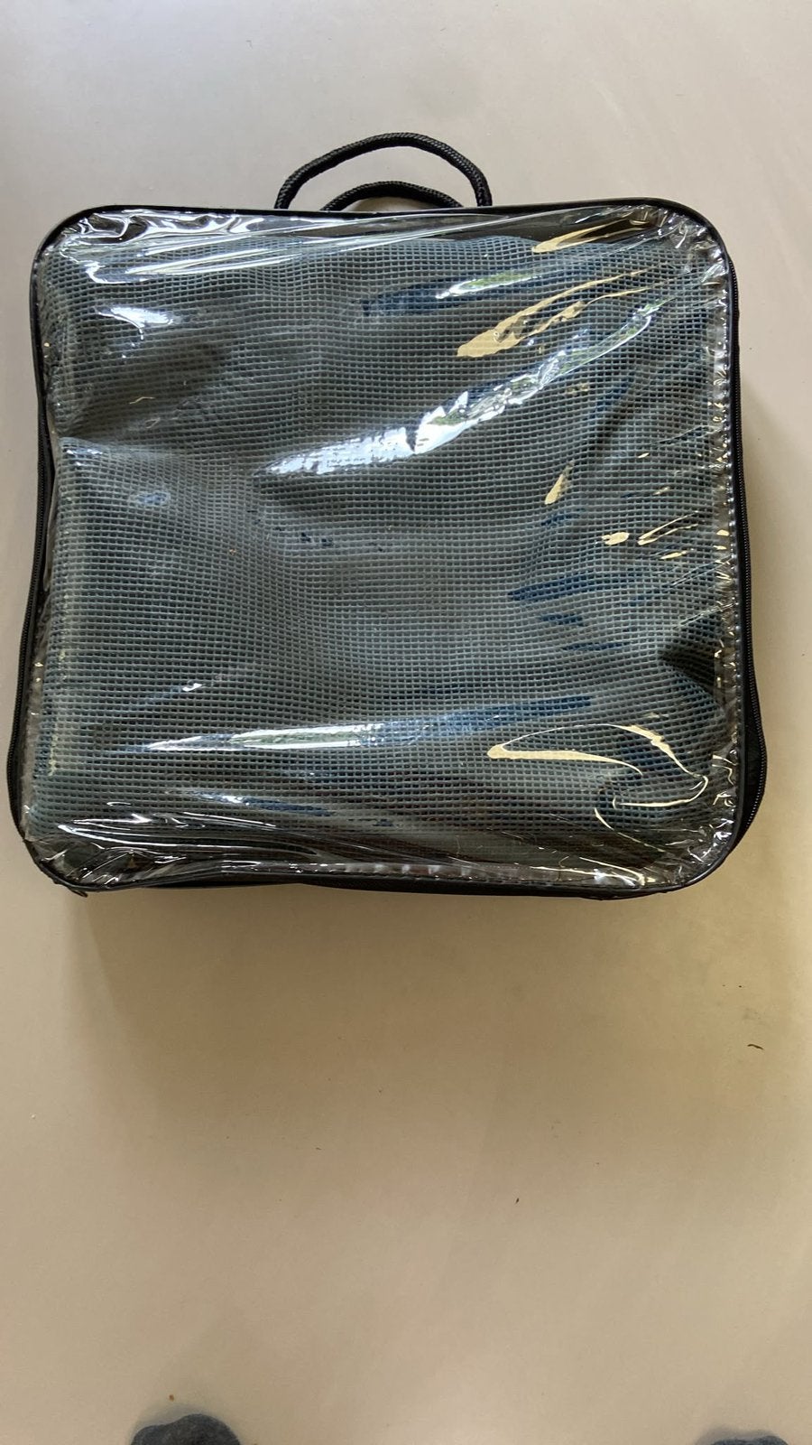 Tenttapijt safaritex 2.30 x 2.30 m grondzeil, Ophalen of Verzenden, Gebruikt
