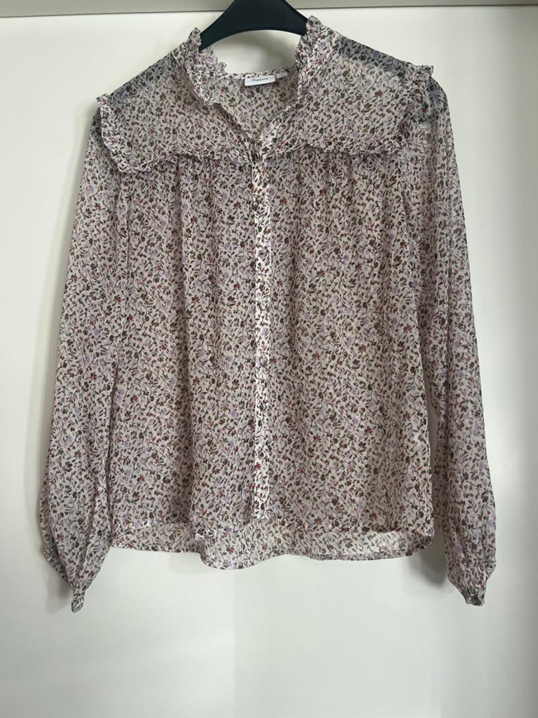 Gebloemde Saint Tropez blouse maat S, Ophalen of Verzenden, Zo goed als nieuw