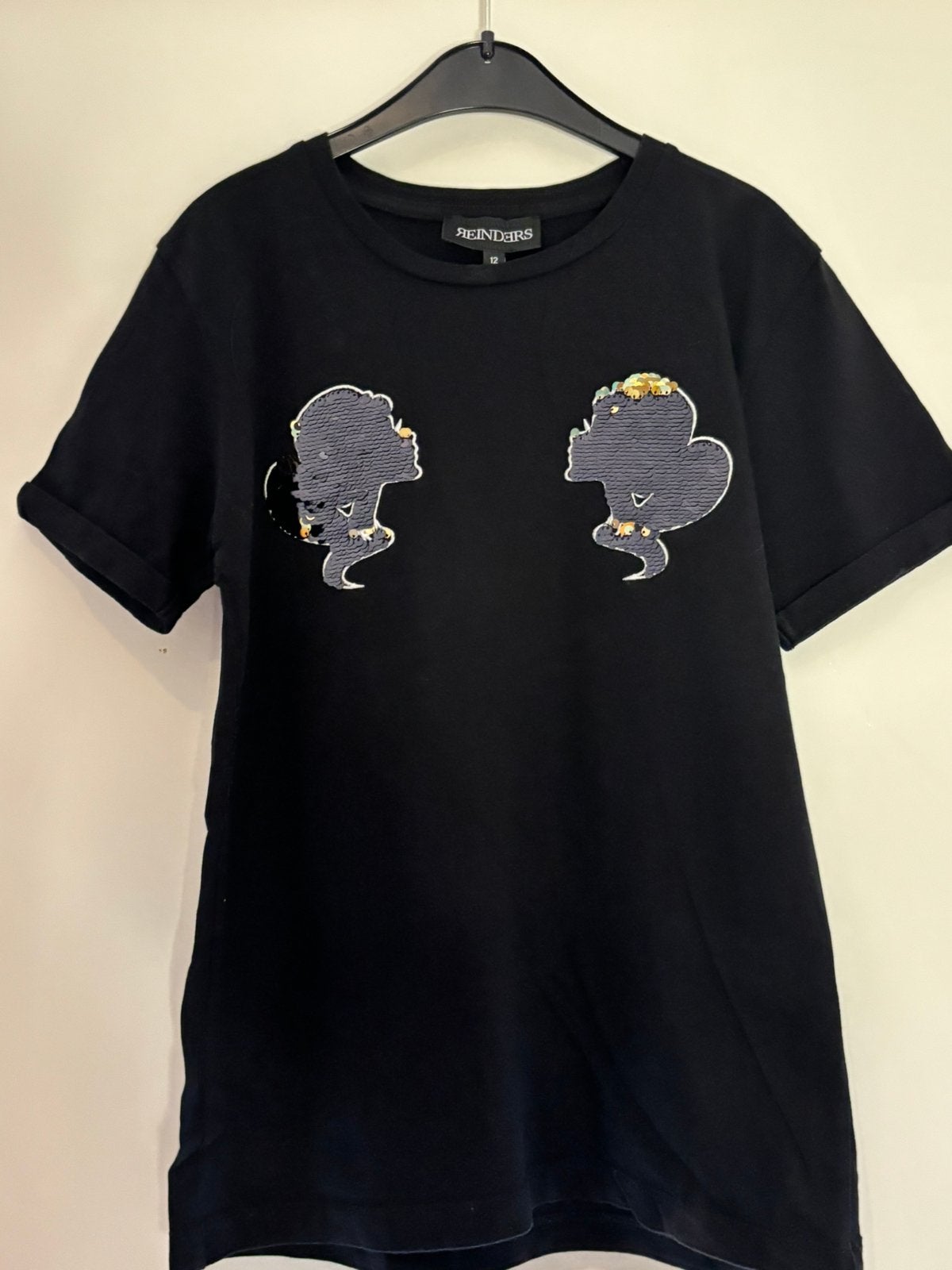Reinders shirt met paietten 12 jaar, Ophalen of Verzenden, Zo goed als nieuw, Meisje, Shirt of Longsleeve