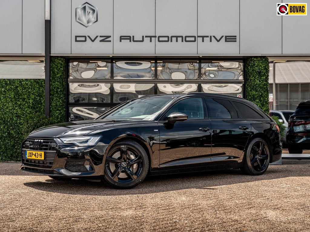 Audi A6 Avant 50 TFSIe 299PK Quattro S edition | Black Optik, Auto's, Audi, Automaat, Gebruikt, Euro 6, 4 cilinders