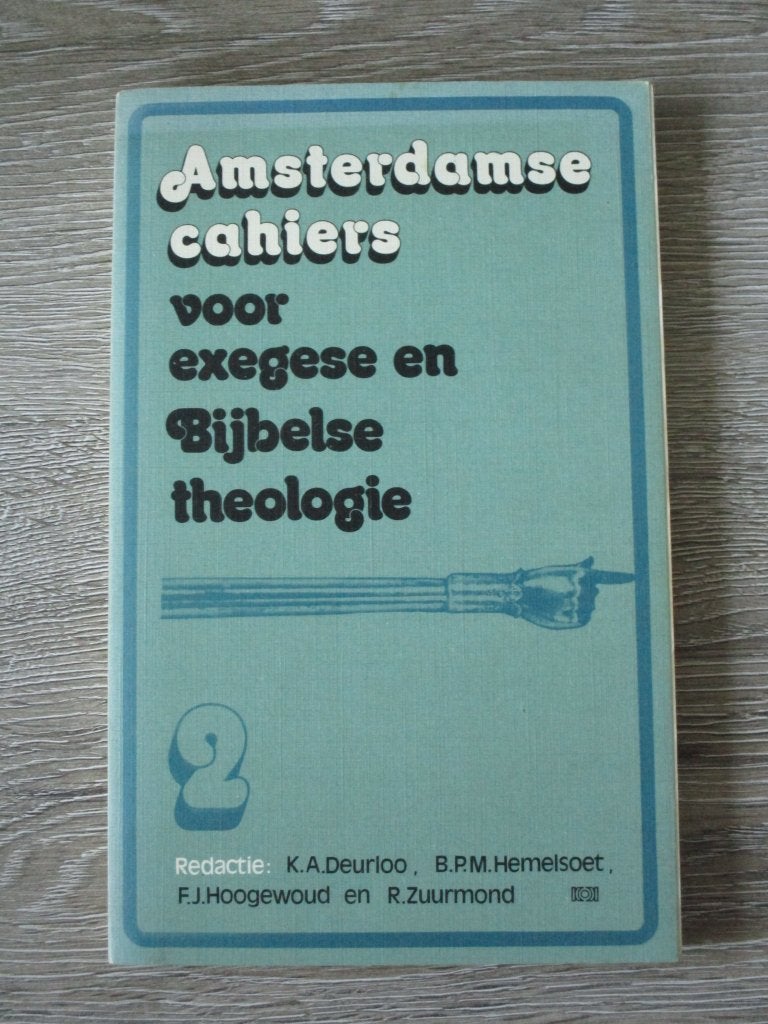 Amsterdamse cahiers voor exegese en bijbelse theologie - K, Ophalen of Verzenden, Gelezen