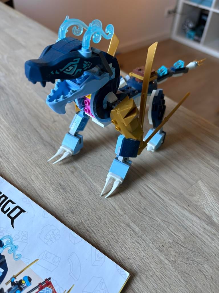 LEGO Ninjago draak blauw, Kinderen en Baby's, Speelgoed | Duplo en Lego, Ophalen, Zo goed als nieuw