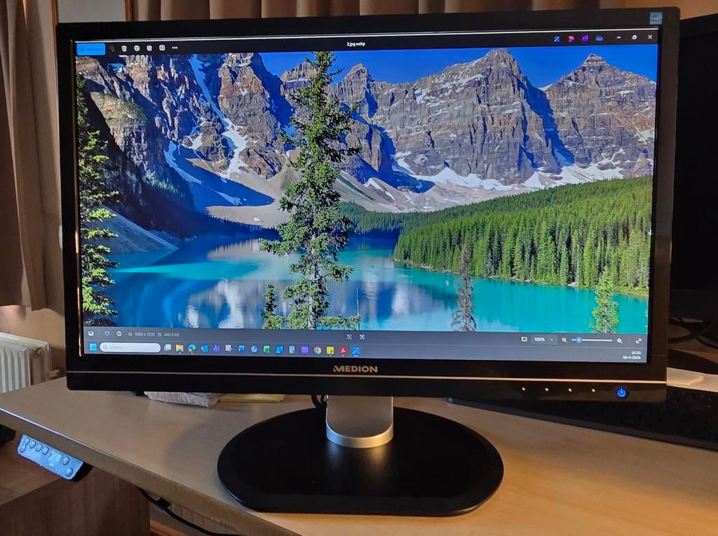 Medion LCD 23 inch monitor, Computers en Software, Monitoren, HDMI, Gebruikt, Medion, Full HD