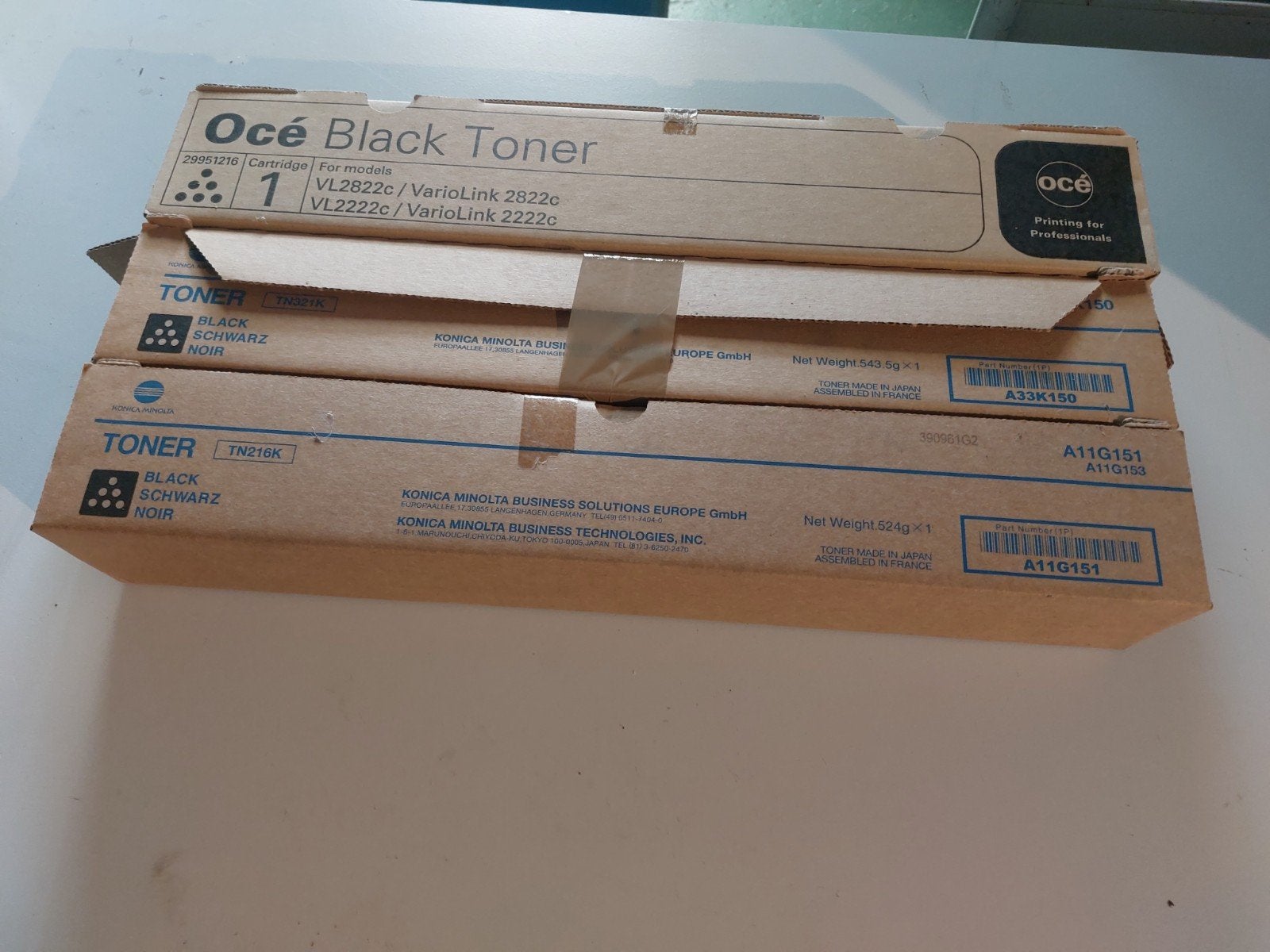 Toner Black TN216K, Ophalen, Nieuw, Toner