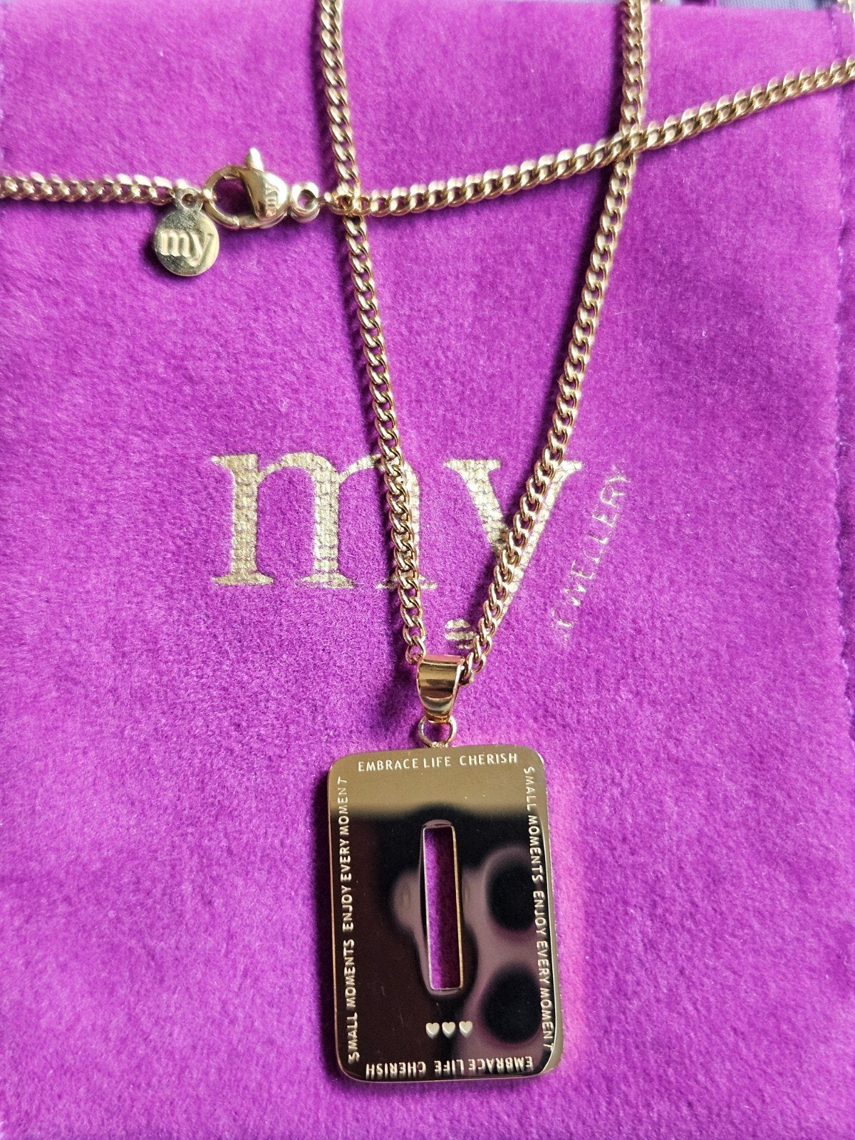 My Jewellery lange ketting "i", Sieraden, Tassen en Uiterlijk, Kettingen, Overige materialen, Verstelbaar, Ophalen of Verzenden