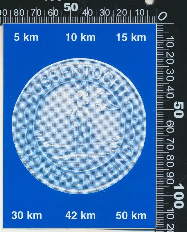 Sticker: Bossentocht Someren Eind, Ophalen of Verzenden, Zo goed als nieuw, Sport