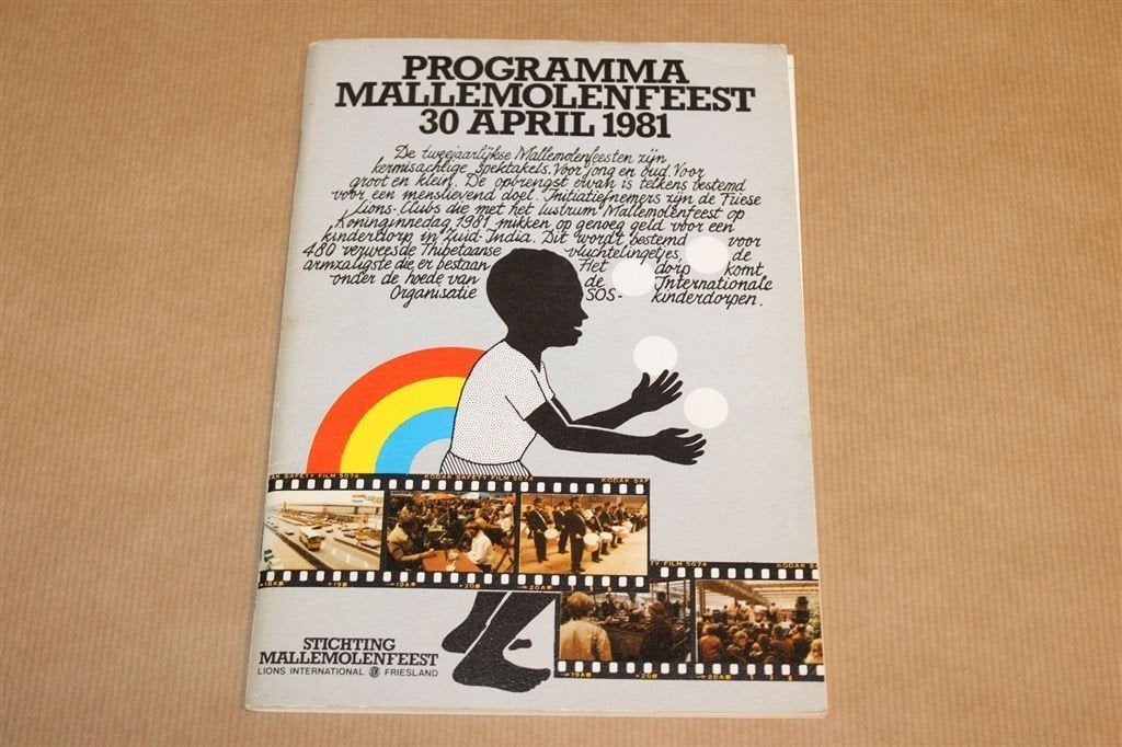 Mallemolenfeest Leeuwarden — Programma 30 April 1981 + Krt, Boeken, Ophalen of Verzenden, Gelezen