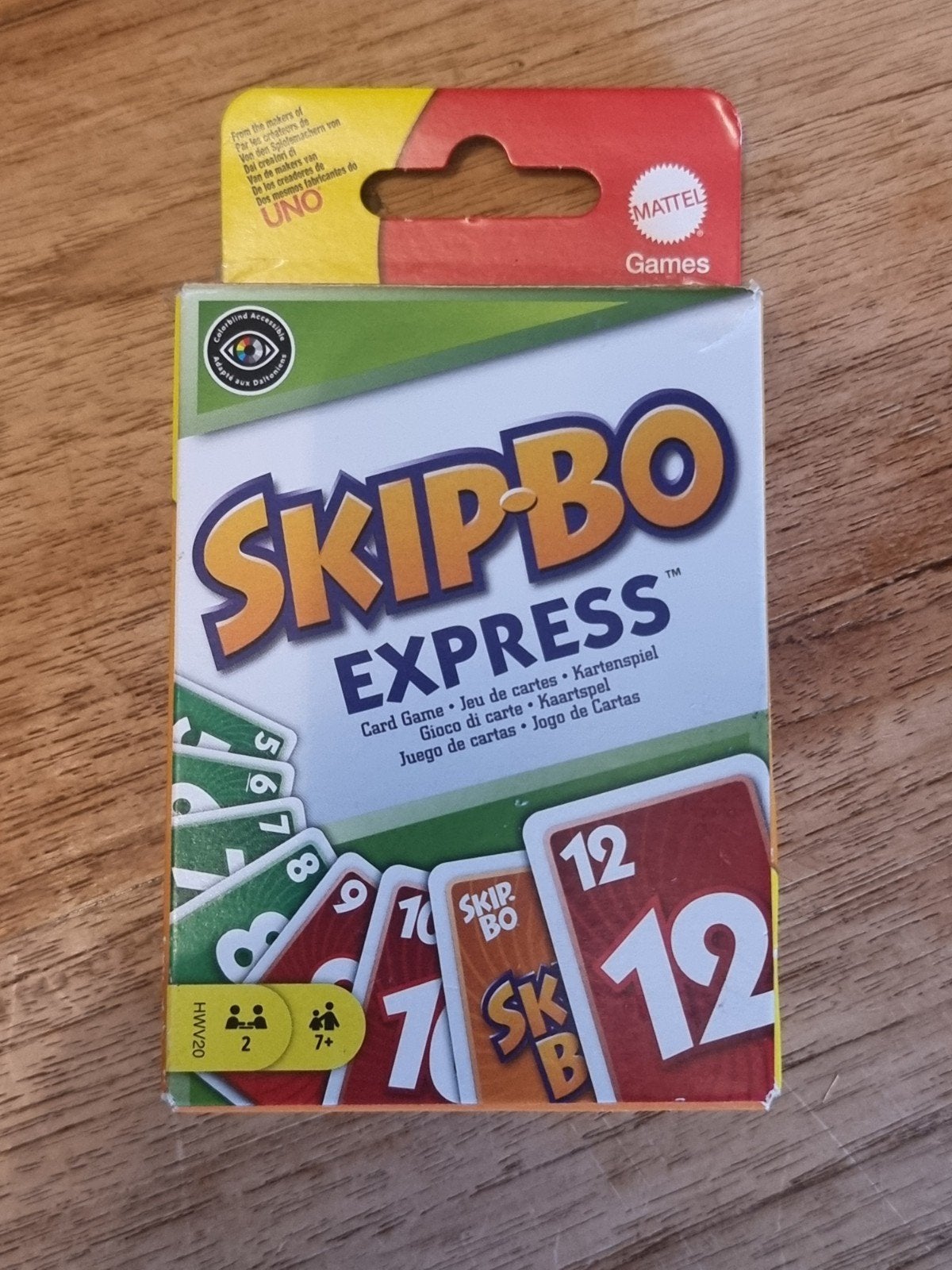 Skip-Bo Express Kaartspel - Nieuw in verpakking, Hobby en Vrije tijd, Een of twee spelers, Ophalen, Nieuw, Mattel Games