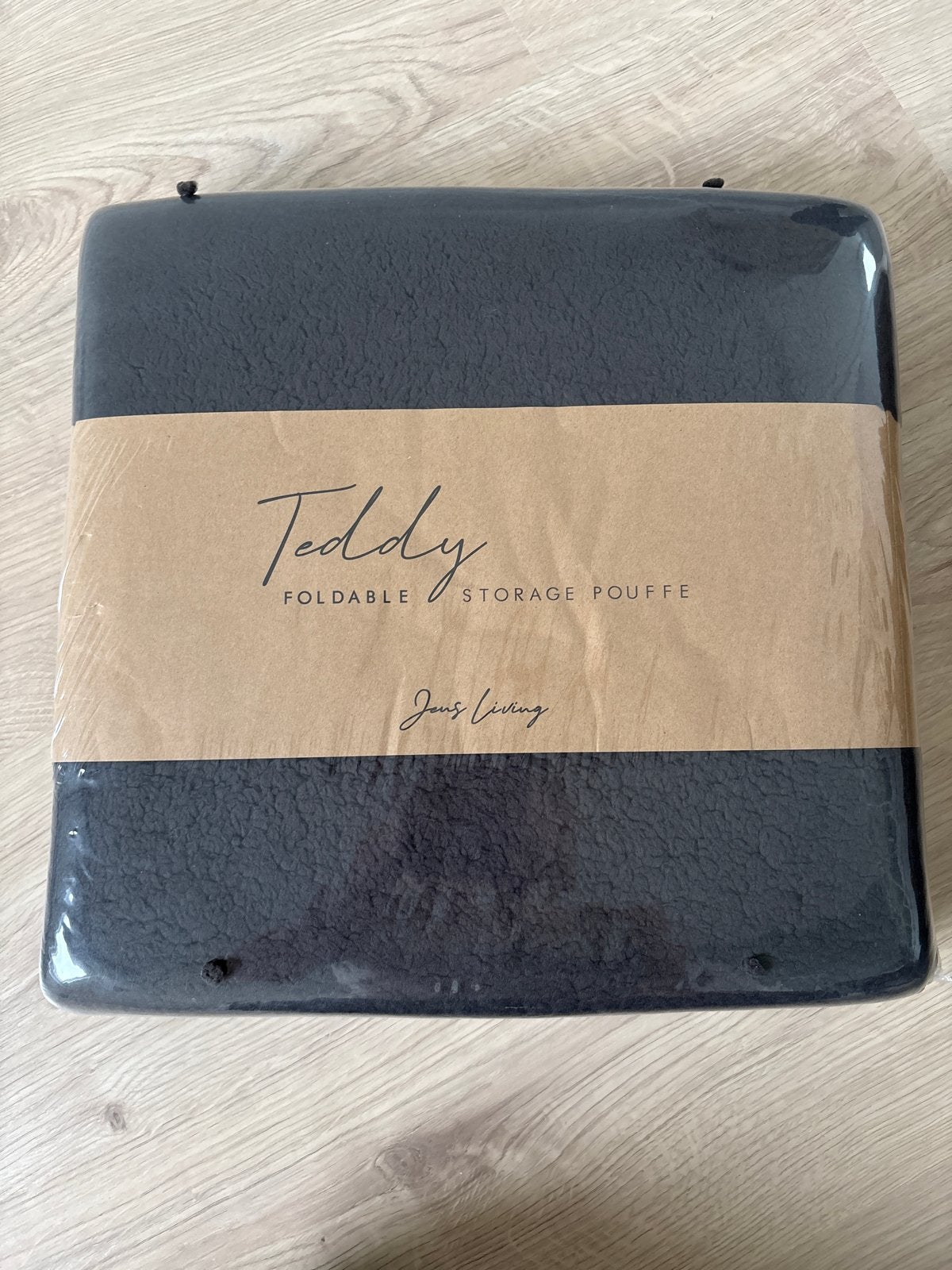 Teddy Opbergpoef - Jens Living - Nieuw, Minder dan 50 cm, Vierkant, Nieuw, Ophalen of Verzenden