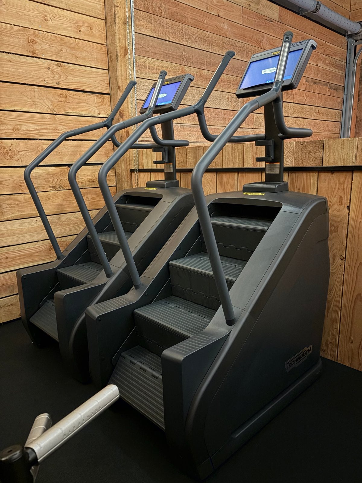 Technogym Stair master Climber climb 1000 live tv, Ophalen, Stepapparaat, Zo goed als nieuw, Metaal