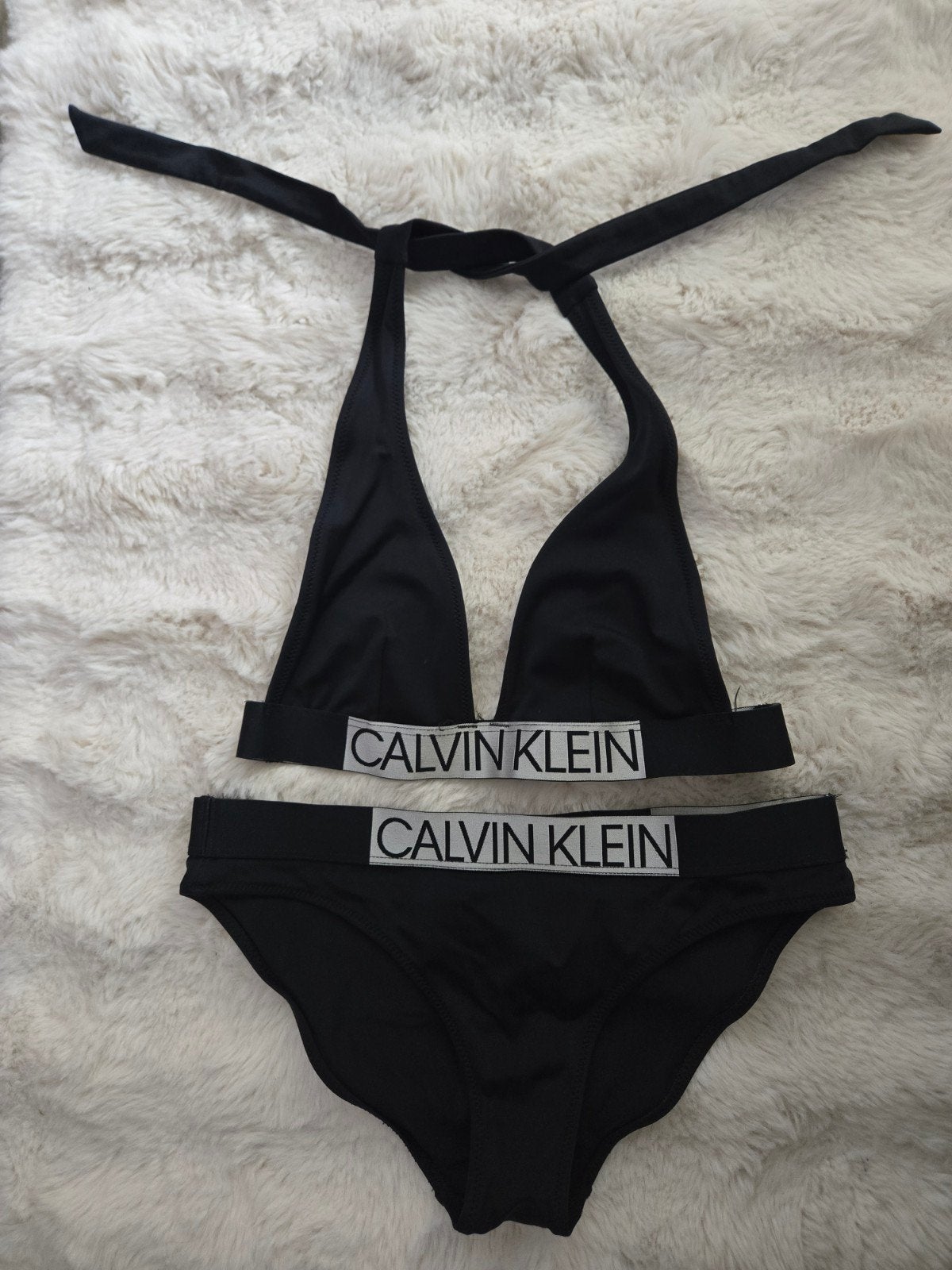 Stijlvolle zwarte Calvin Klein bikini in maat XS, Zwart, Ophalen of Verzenden, Zo goed als nieuw, Bikini