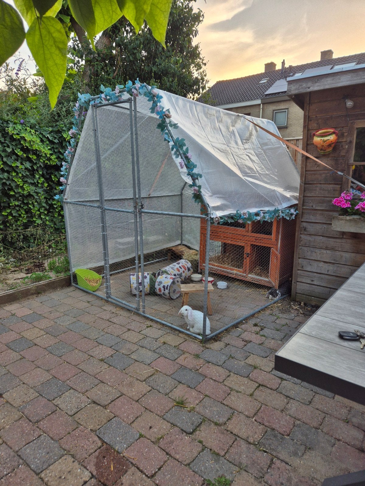 konijnenren / kippenren / ren metaal, Dieren en Toebehoren, Ophalen, 110 cm of meer, Ren, 90 cm of meer