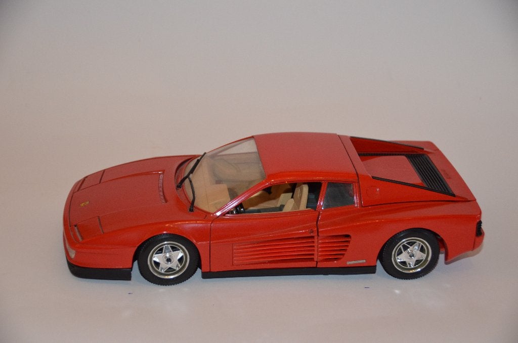 Ferrari Testarossa Burago 1/18, Ophalen of Verzenden, Zo goed als nieuw, Auto, Bburago