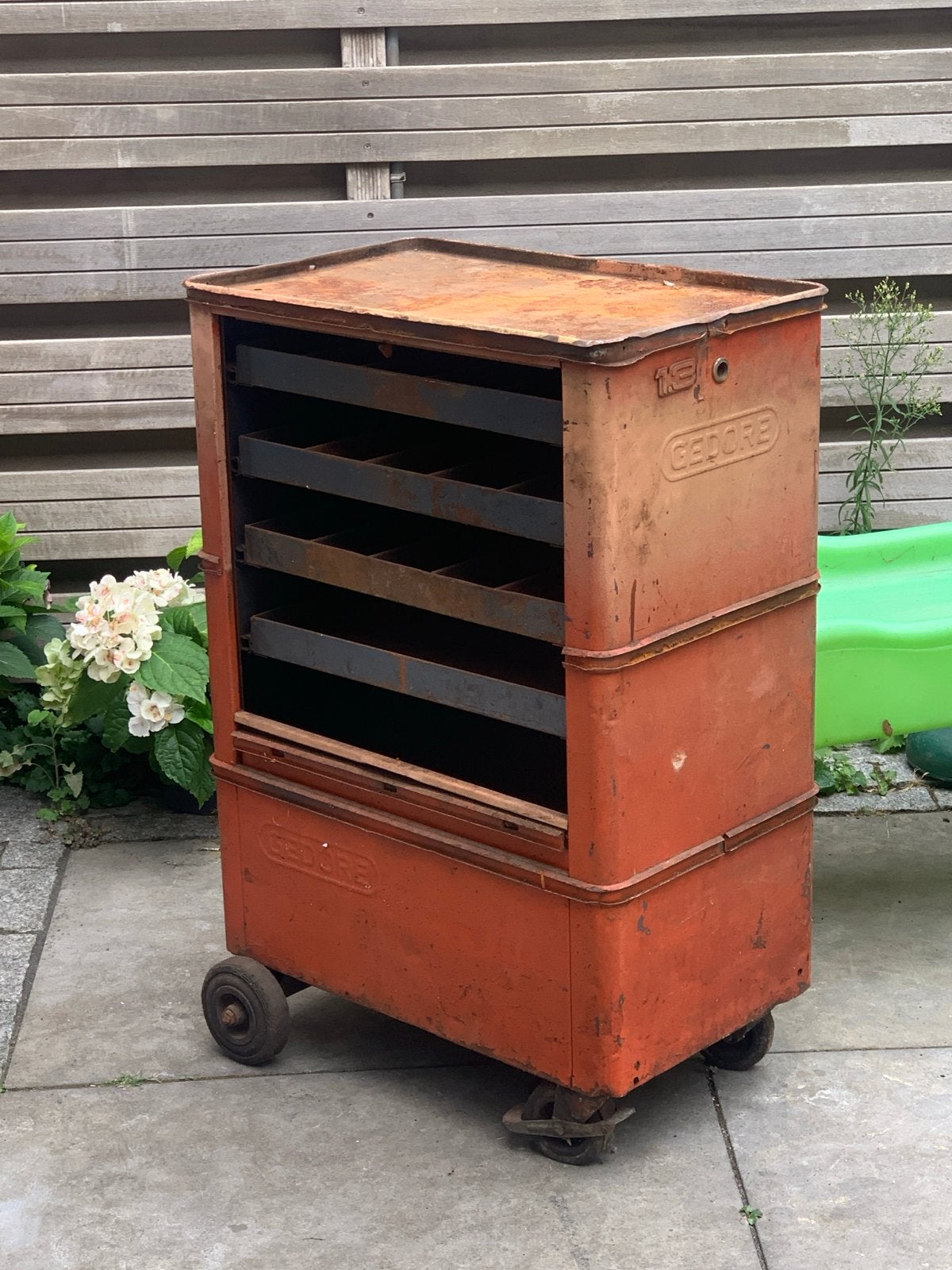 Gedore gereedschapswagen met lades, Ophalen of Verzenden, Gebruikt
