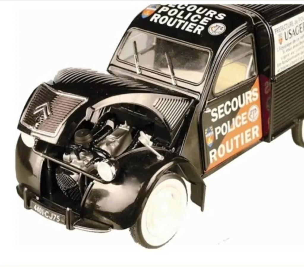 Citroen 2CV Fourgonnette 1952 Police 1/18 NOREV ref. 181504, Verzenden, Nieuw, Auto, Norev