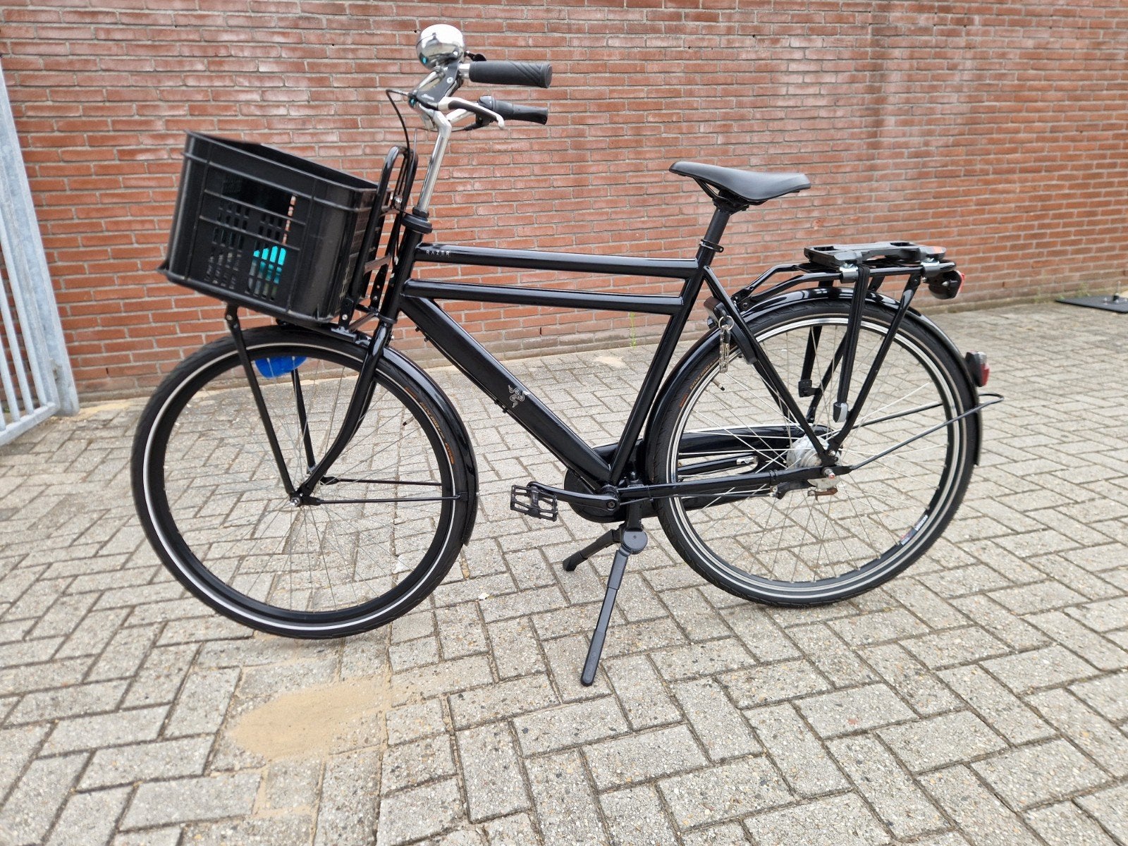 Heren Cargo Fiets met 7 Versnellingen en Voordrager, Overige merken, Gebruikt, Versnellingen, Ophalen of Verzenden