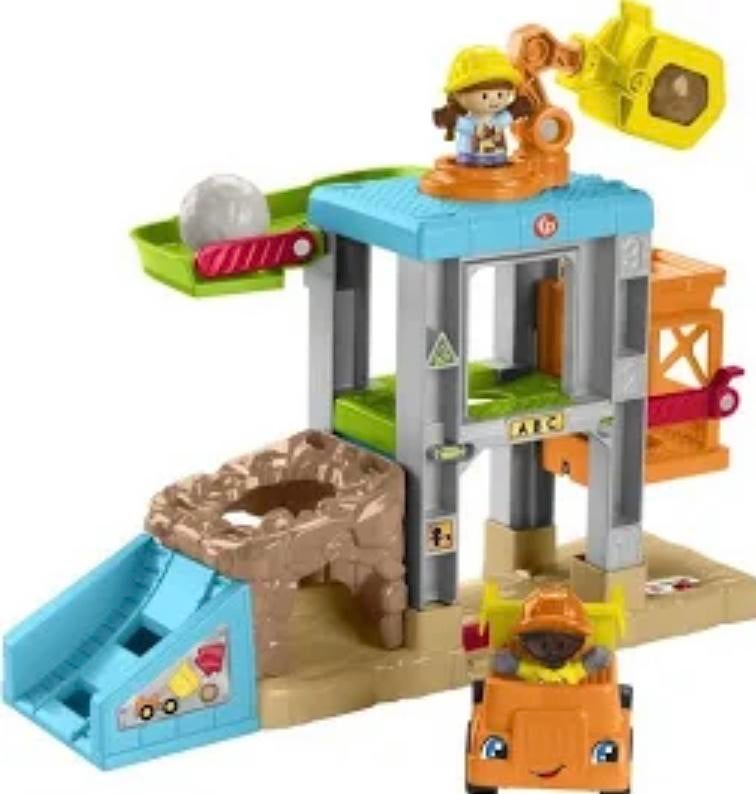 Fisher Price Little People Load Up & Learn Bouwplaats (basis, Ophalen of Verzenden, Gebruikt, Speelset