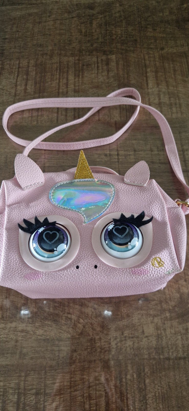 Purse Pet Roze Unicorn Tasje met 30+ Geluiden, Ophalen of Verzenden, Zo goed als nieuw, Roze, Schoudertasje