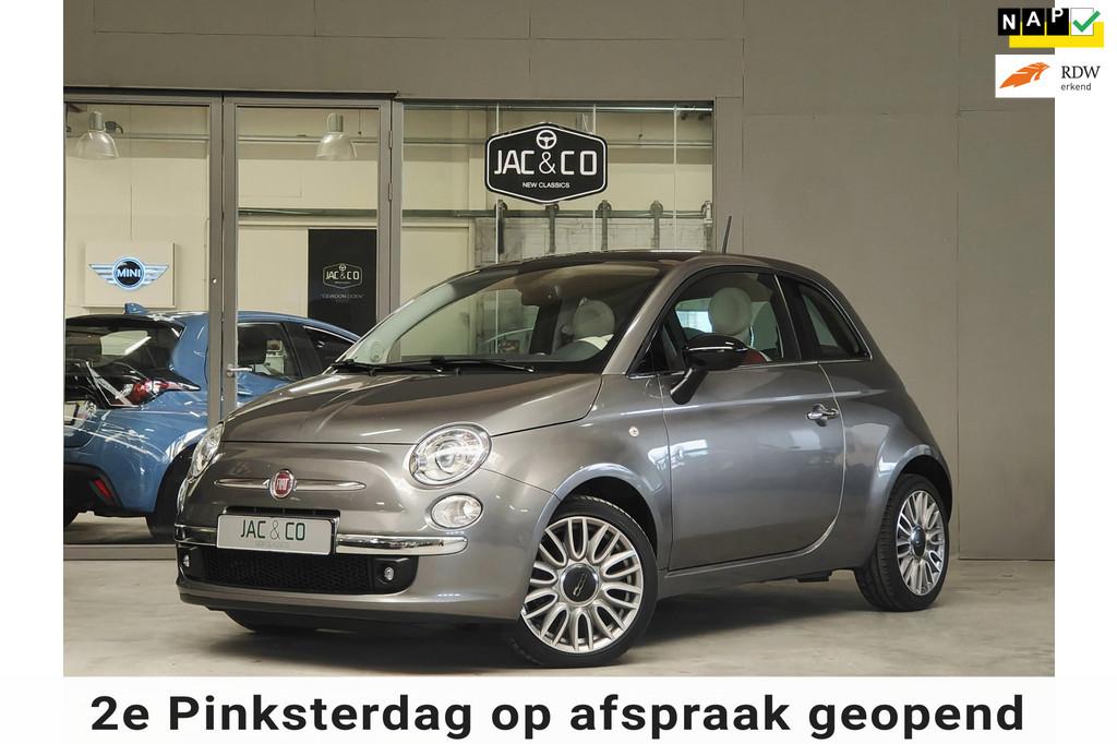Fiat 500 Lounge Cult NL / Carplay / Rood Leder / Panodak / X, Gebruikt, 905 kg, Handgeschakeld, 26 km/l