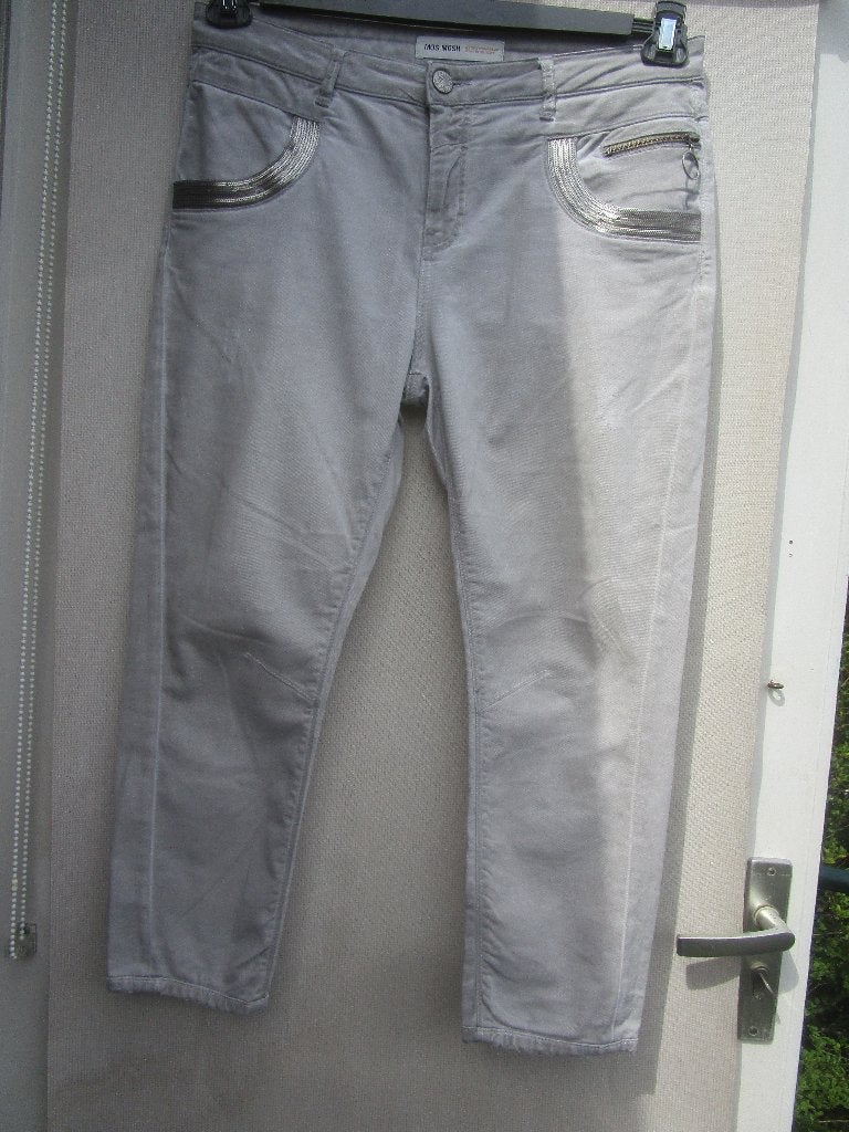 Broek MOS MOSH mt 40 plus  beige  7/8 lang*, Maat 38/40 (M), MOS MOSH, Verzenden, Beige