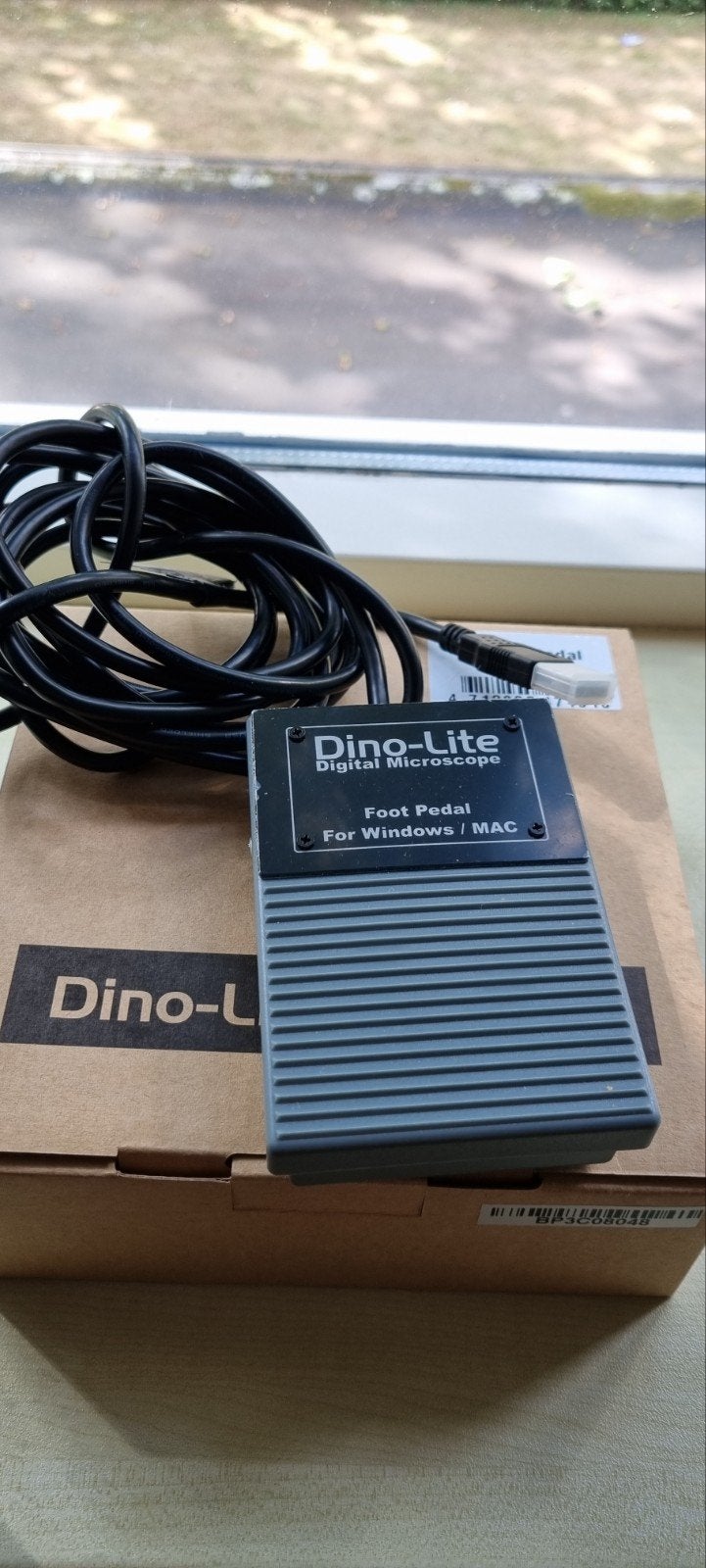 Dino-Lite SW-F1 Voetpedaal voor Digitale Microscoop, Afstandsbediening, Verzenden, Zo goed als nieuw
