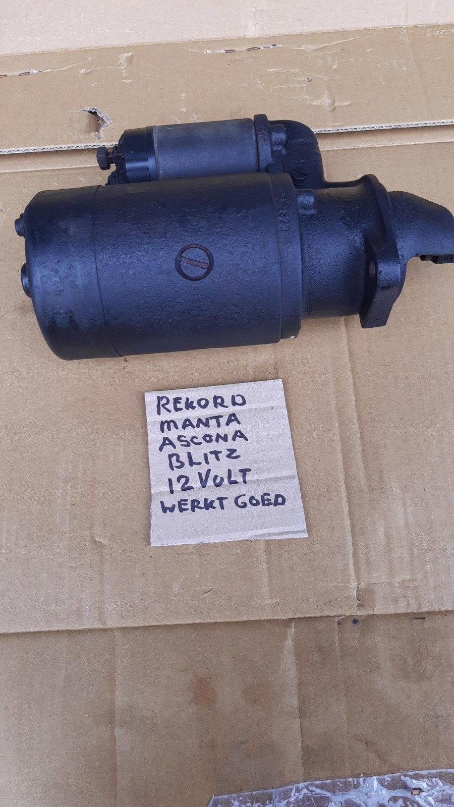 Startmotor Opel Rekord Manta Ascona Blitz 12V, Auto-onderdelen, Ophalen of Verzenden, Gebruikt, Opel