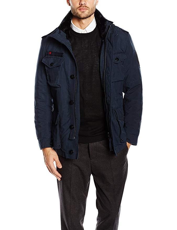 Strellson Fieldjacket met losse wintervoering maat XXL Nieuw, Ophalen of Verzenden, Nieuw, Overige maten, Blauw