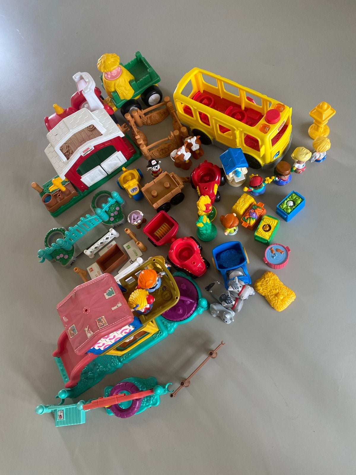 Grote Fisher-Price Little People speelset, Ophalen of Verzenden, Gebruikt, Speelset, Met geluid