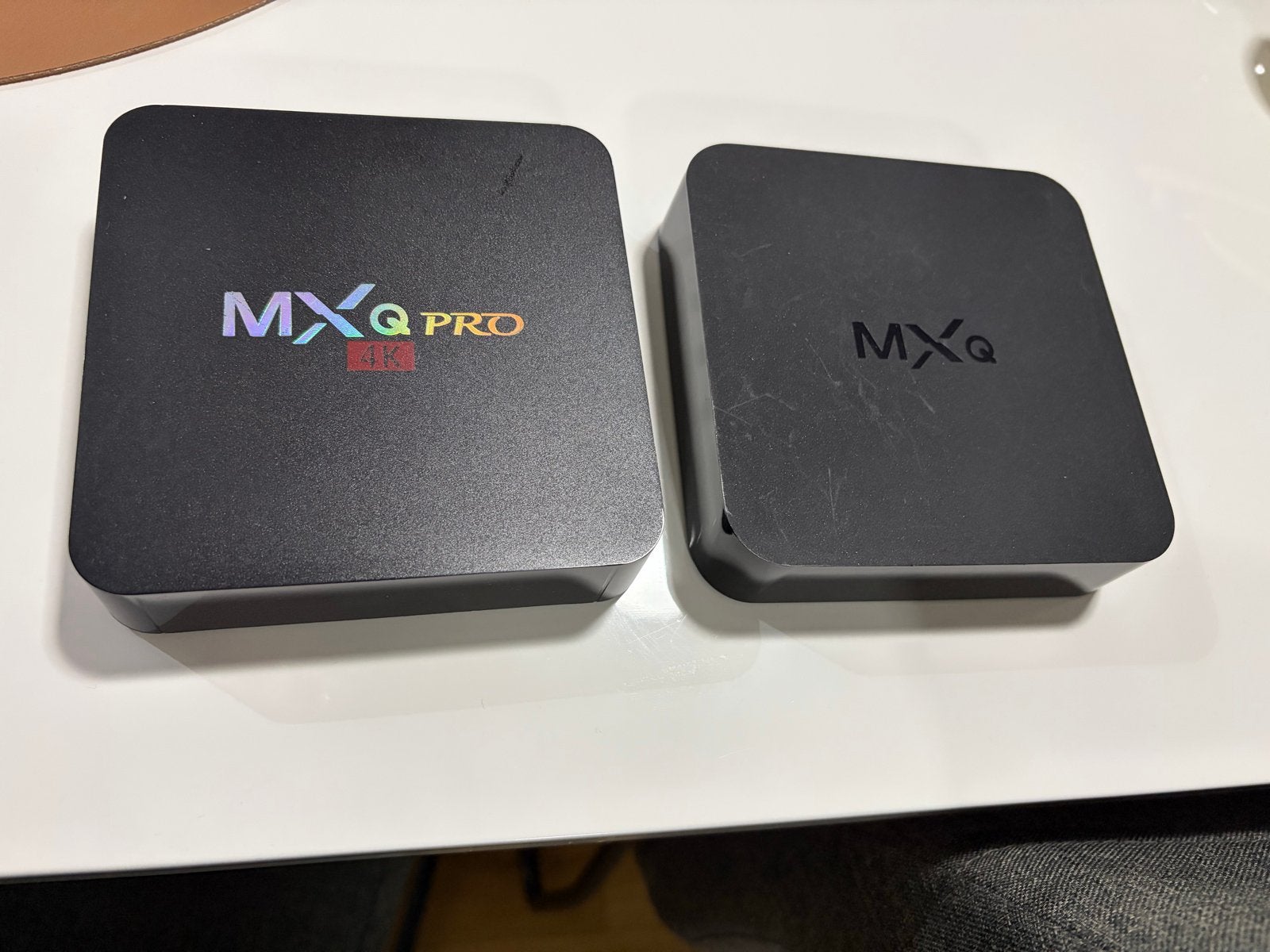 MXQ Pro 4K en MXQ Android TV Boxen - Te Koop, Audio, Tv en Foto, Ophalen of Verzenden, Gebruikt, HDMI, Zonder harde schijf