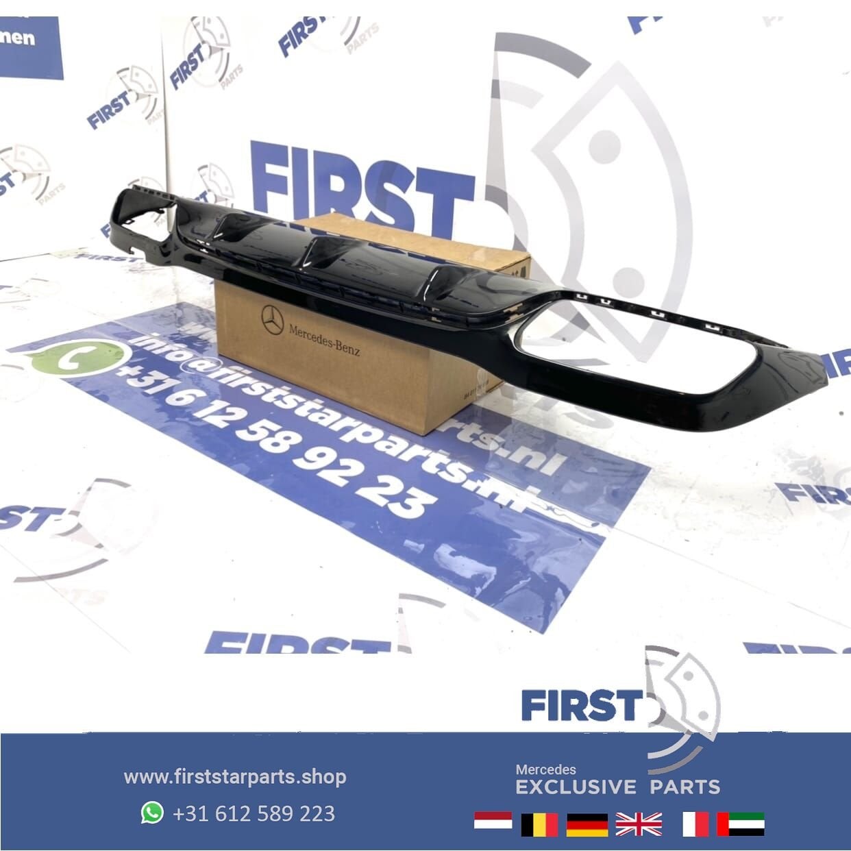 W213 E63 S E KLASSE PRE-FACELIFT E63S AMG DIFFUSER 2016-2019, Auto-onderdelen, Gebruikt, -, Ophalen of Verzenden, -